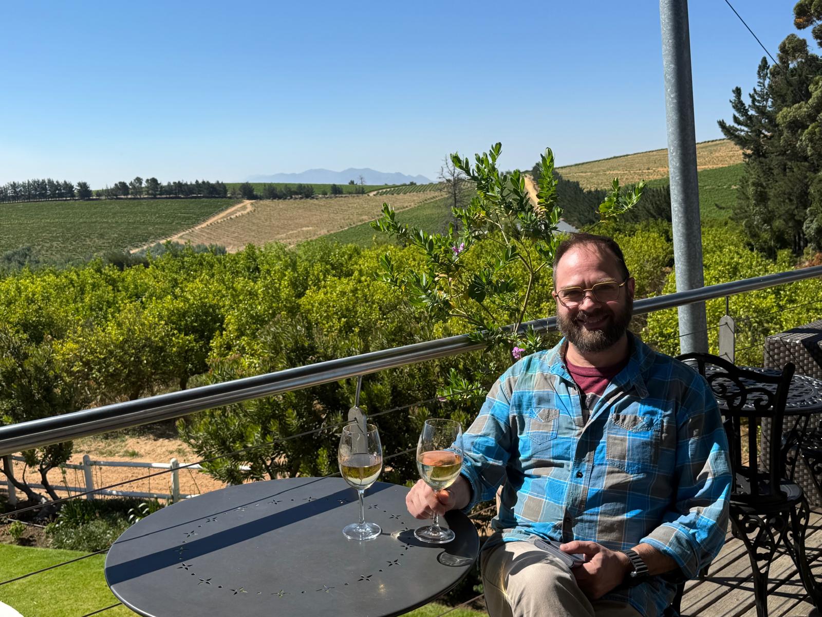 Michael at vineyard