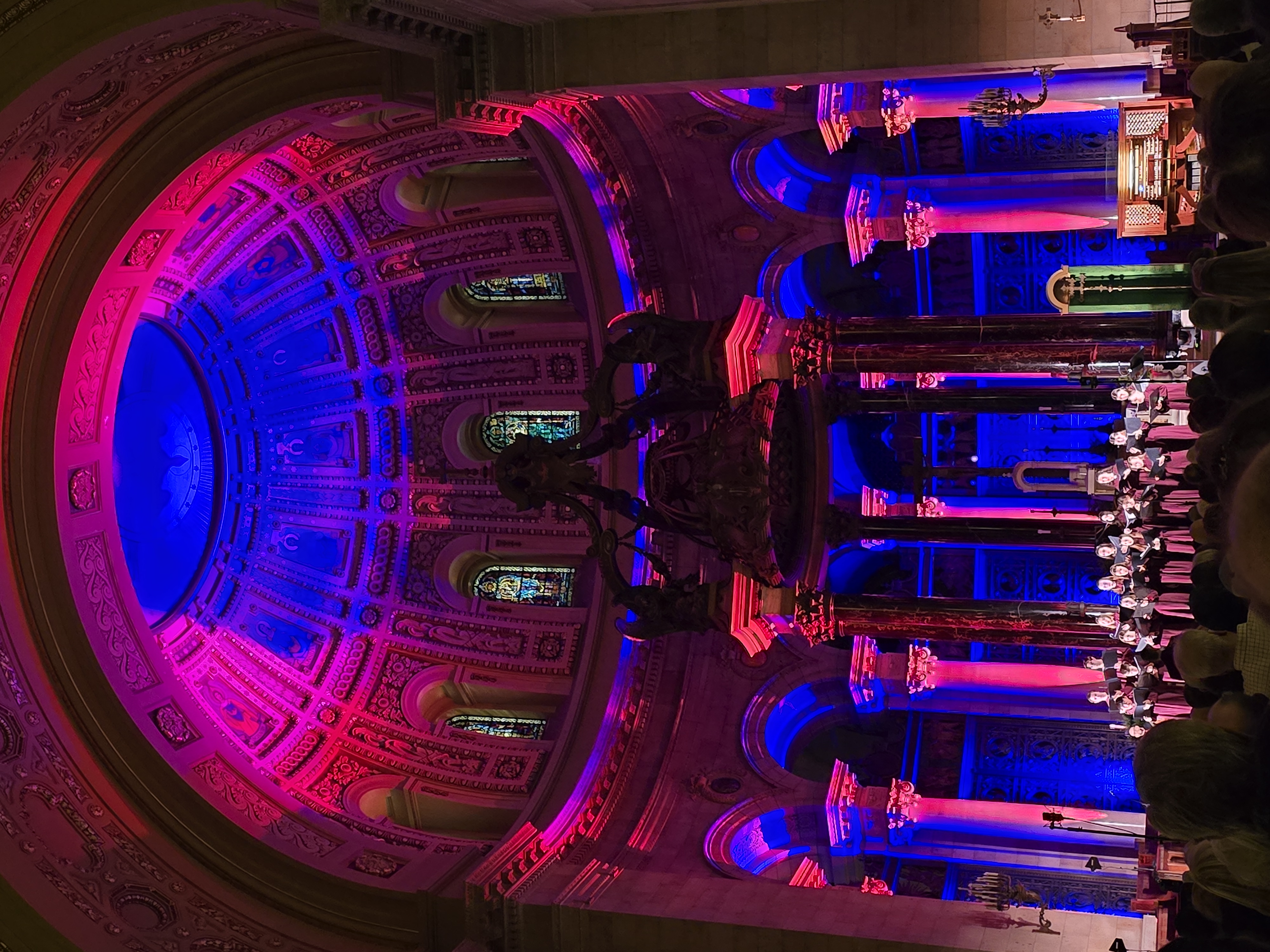 Choir concert in cathedral