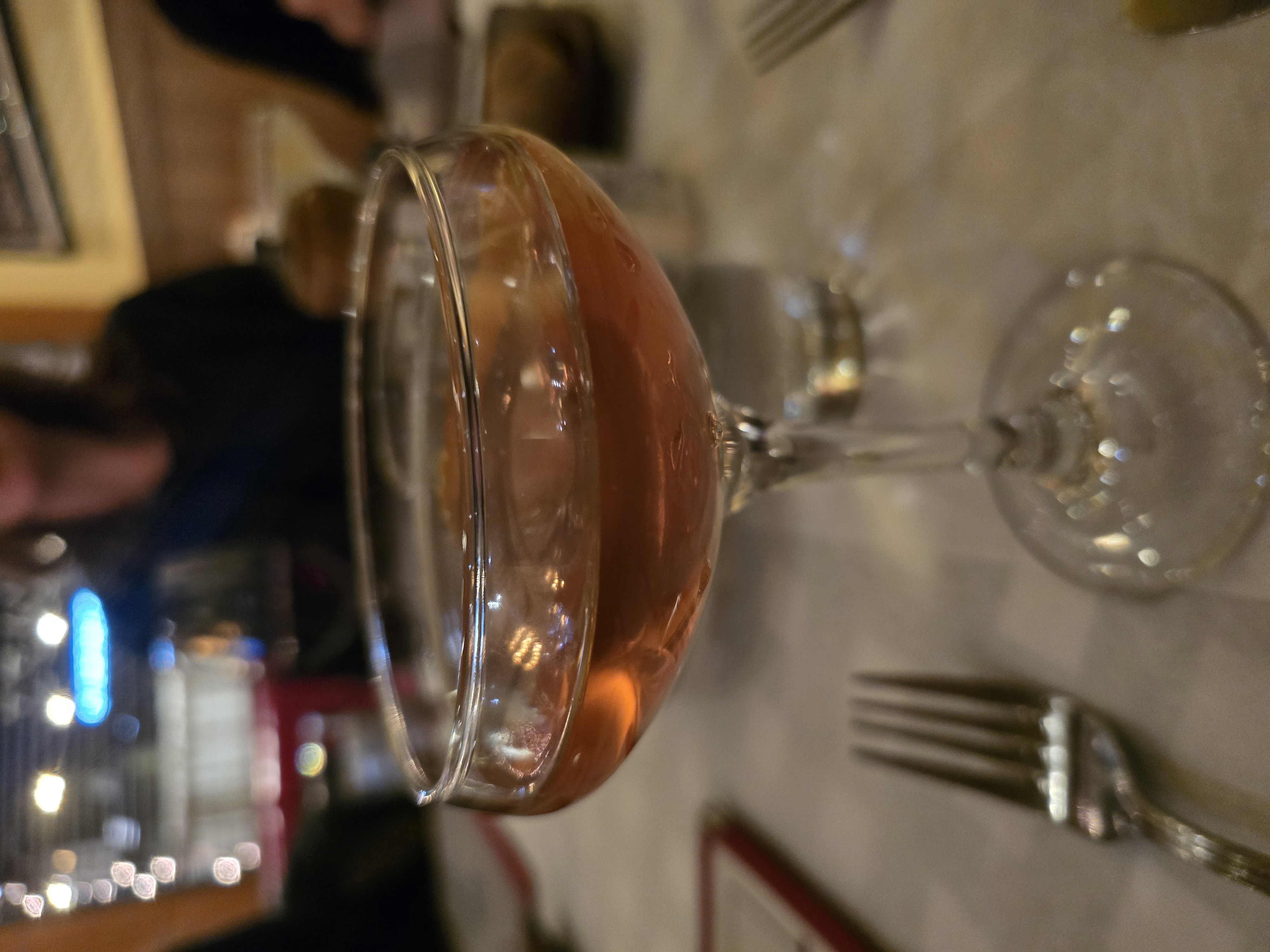 Cocktail at restaurant