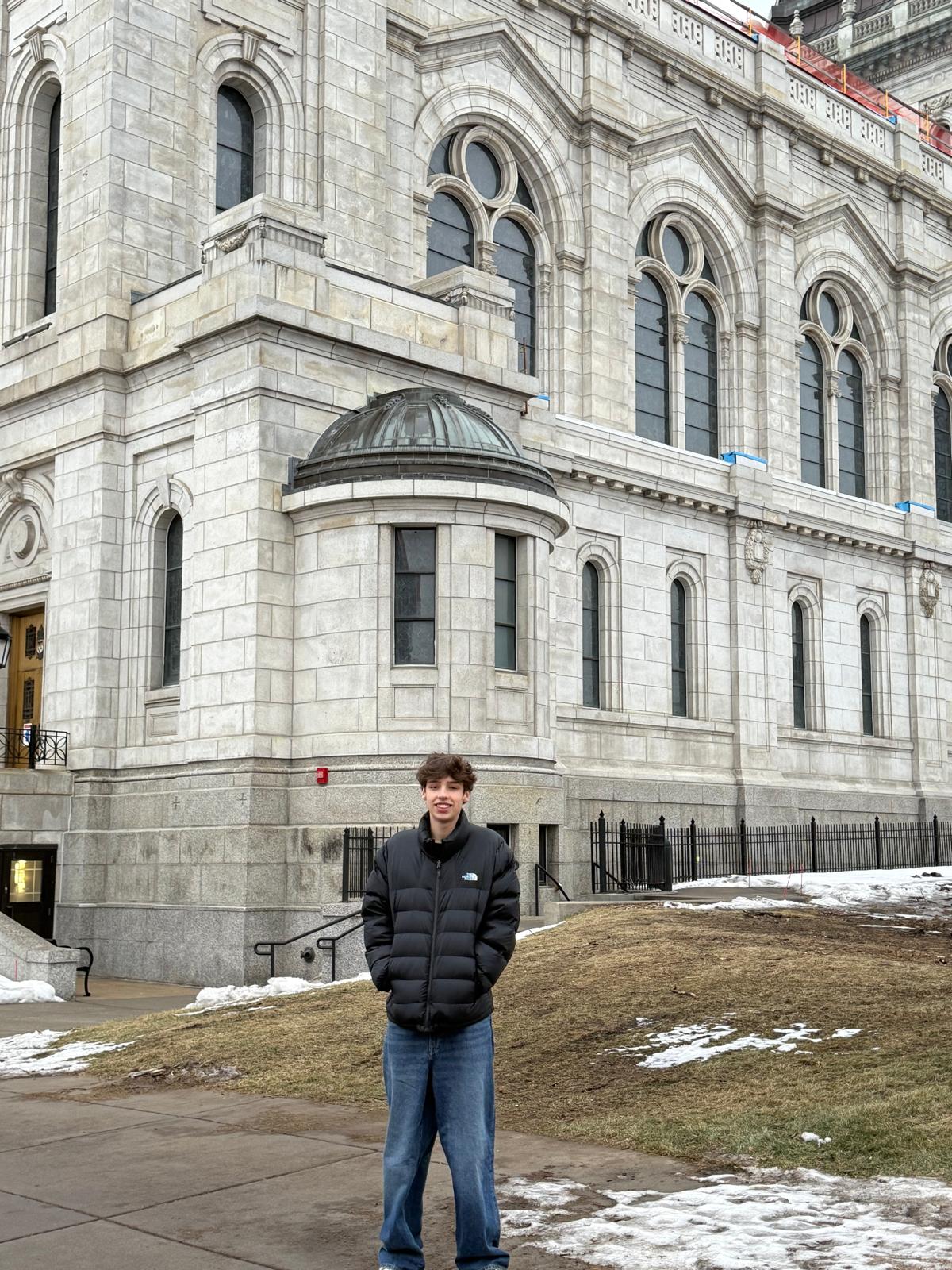 Eduardo at cathedral