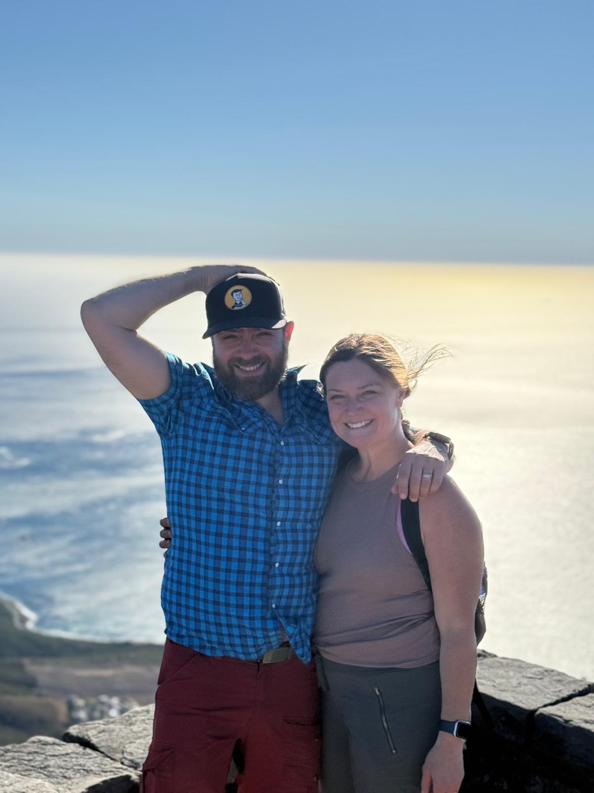 Michael and Andrea at overlook