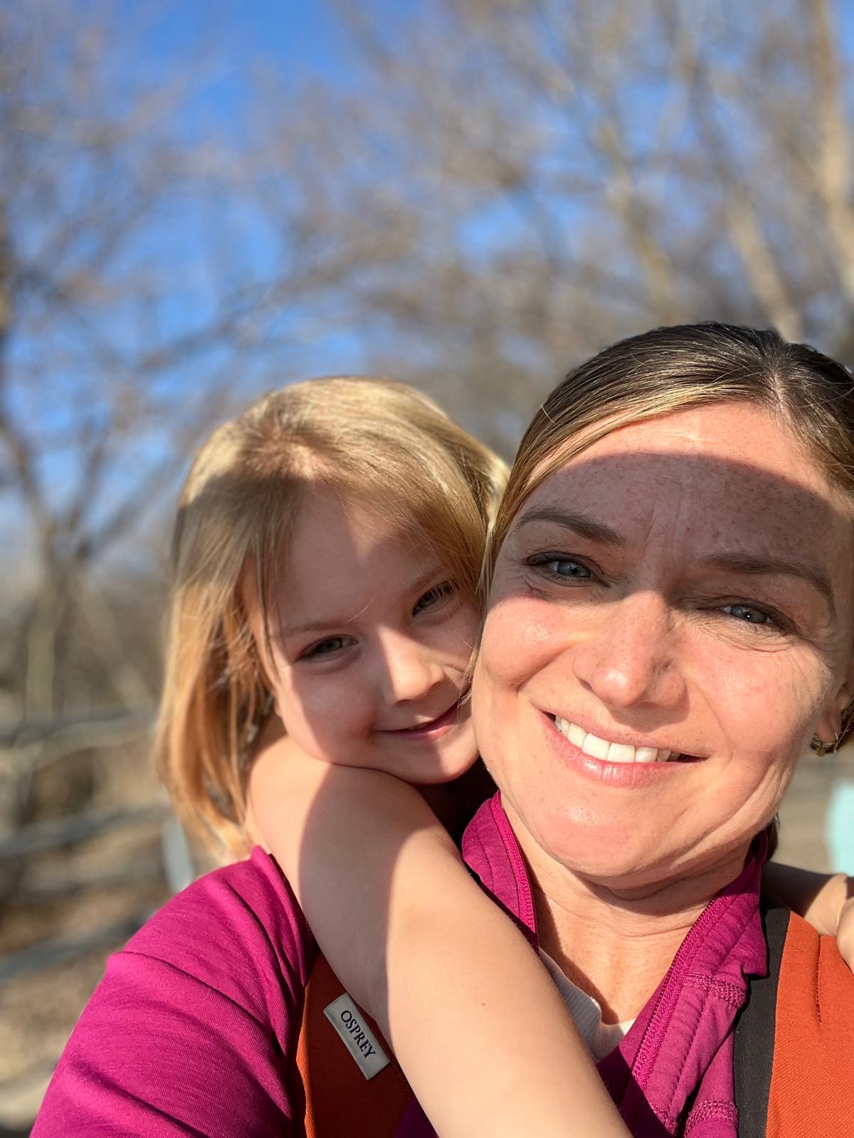 Andrea and Coraline selfie