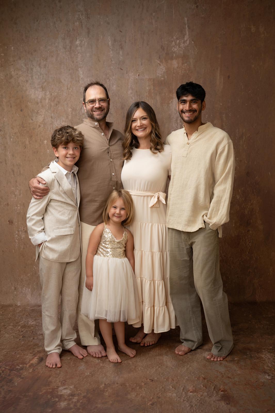 Full family portrait